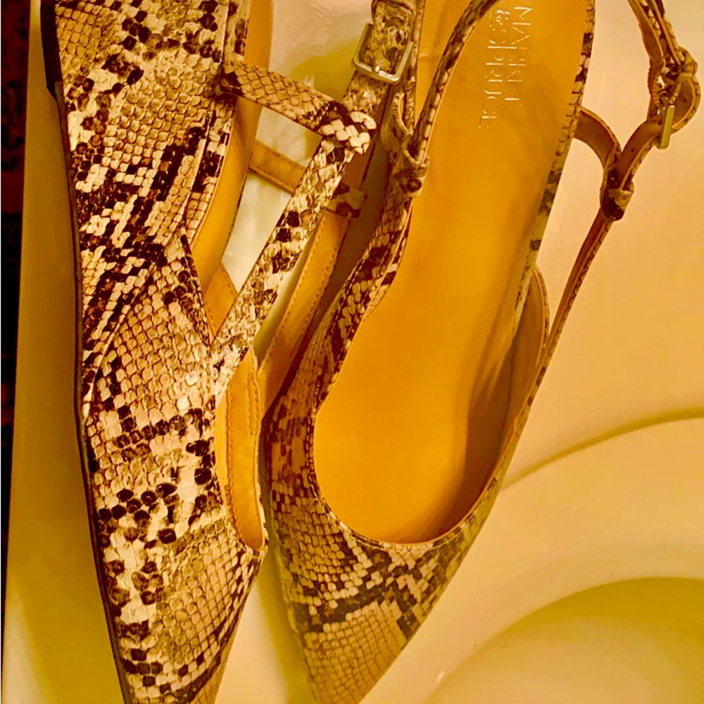 Sexy Sling back Animal Print wedges